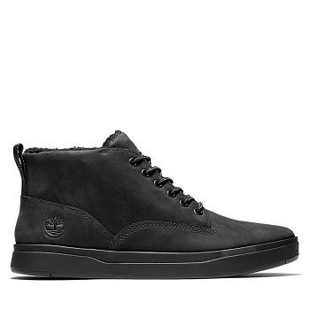 Timberland Davis Square - Cierne Chukka Cizmy Panske, T0073SK